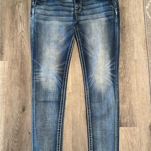 Miss Me Blue Denim Jeans - 32 inseam